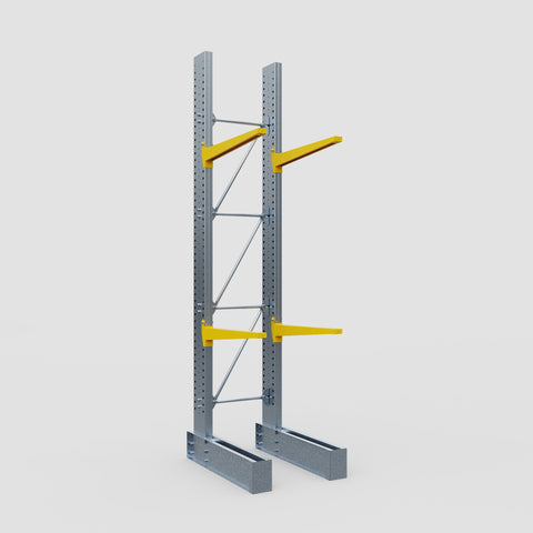 Cantilever Rack - Single Sided - Super Heavy Duty - Powder Coated - Full Bay - Height 4877mm