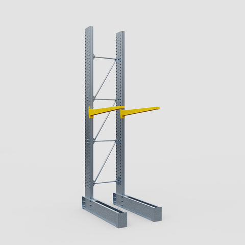 Cantilever Rack - Single Sided - Heavy Duty - Powder Coated - Full Bay - Height 4572mm