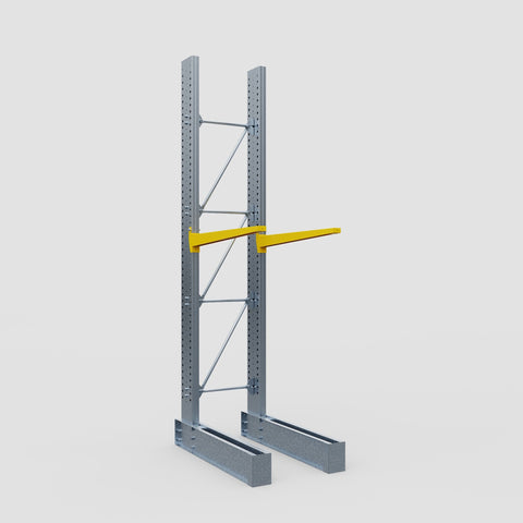 Cantilever Rack - Single Sided - Super Heavy Duty - Powder Coated - Full Bay - Height 4877mm