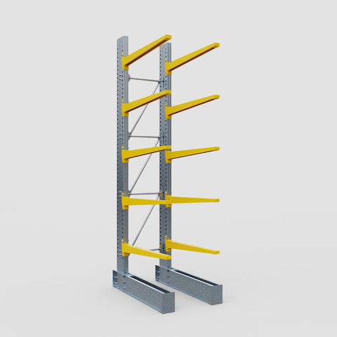 Cantilever Rack - Single Sided - Heavy Duty - Powder Coated - Full Bay - Height 4572mm