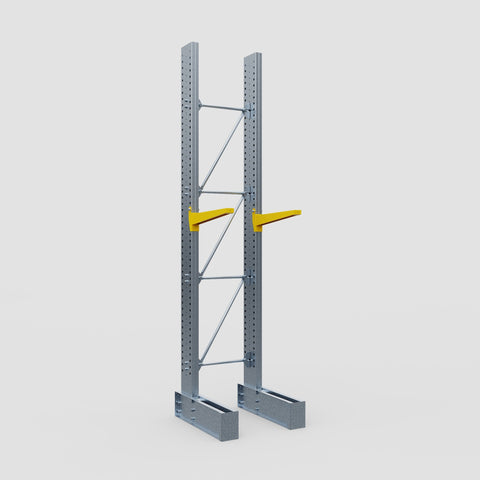 Cantilever Rack - Single Sided - Super Heavy Duty - Powder Coated - Full Bay - Height 4877mm