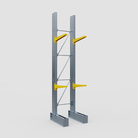 Cantilever Rack - Single Sided - Ultra Heavy Duty - Powder Coated - Full Bay - Height 4877mm