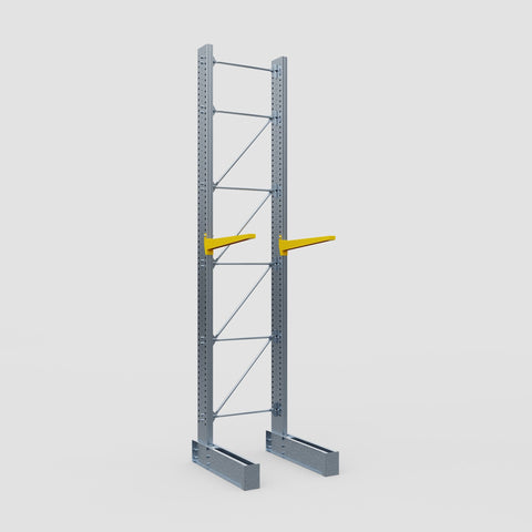 Cantilever Rack - Single Sided - Ultra Heavy Duty - Powder Coated - Full Bay - Height 5791mm