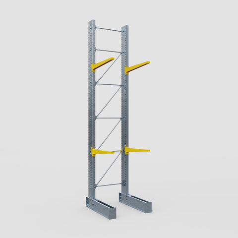 Cantilever Rack - Single Sided - Super Heavy Duty - Powder Coated - Full Bay - Height 5791mm