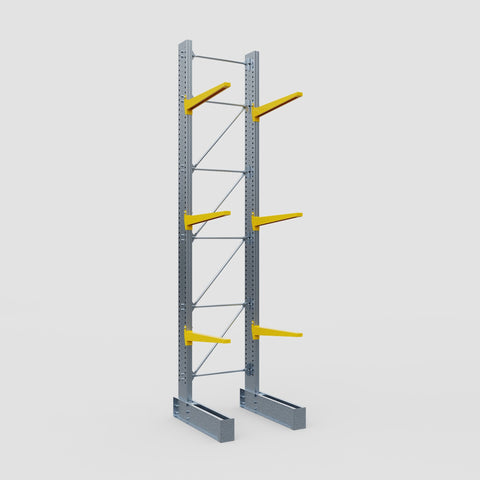 Cantilever Rack - Single Sided - Super Heavy Duty - Powder Coated - Full Bay - Height 5791mm