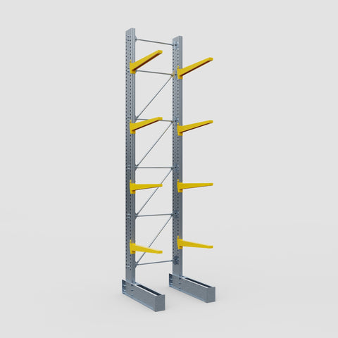 Cantilever Rack - Single Sided - Super Heavy Duty - Powder Coated - Full Bay - Height 5791mm