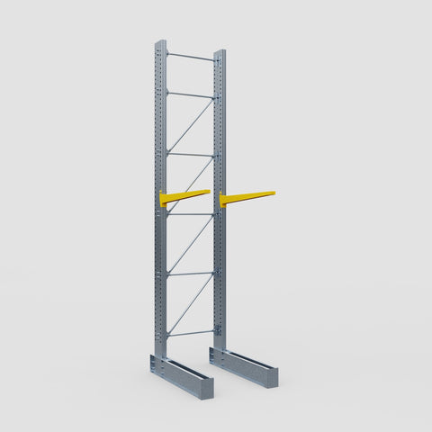 Cantilever Rack - Single Sided - Ultra Heavy Duty - Powder Coated - Full Bay - Height 5791mm