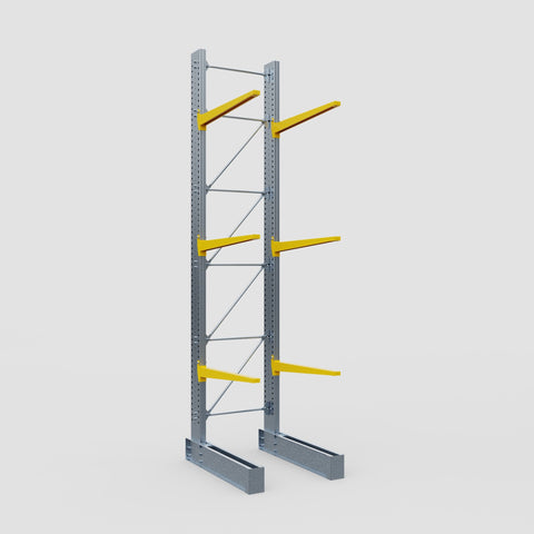 Cantilever Rack - Single Sided - Super Heavy Duty - Powder Coated - Full Bay - Height 5791mm