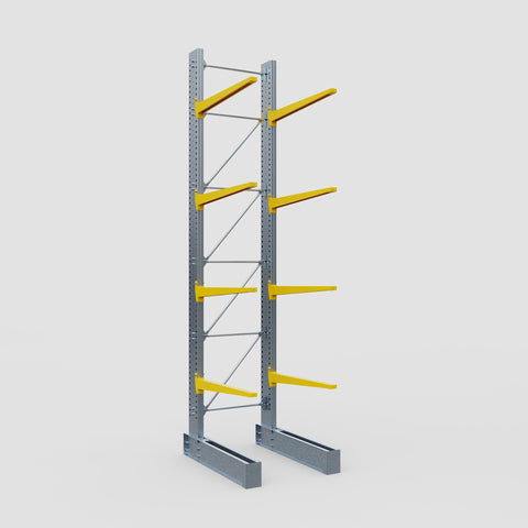 Cantilever Rack - Single Sided - Ultra Heavy Duty - Powder Coated - Full Bay - Height 5791mm