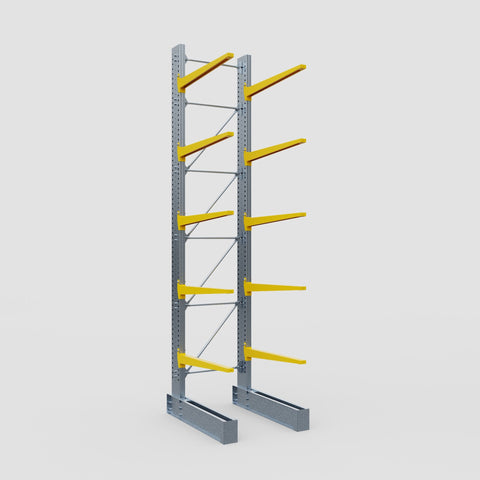 Cantilever Rack - Single Sided - Ultra Heavy Duty - Powder Coated - Full Bay - Height 5791mm