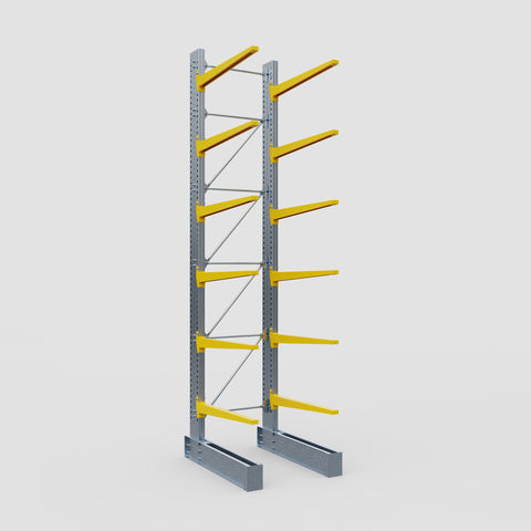 Cantilever Rack - Single Sided - Heavy Duty - Powder Coated - Full Bay - Height 5791mm