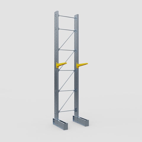Cantilever Rack - Single Sided - Ultra Heavy Duty - Powder Coated - Full Bay - Height 5791mm