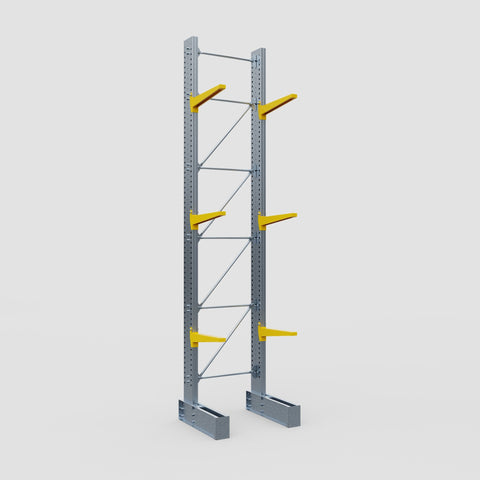 Cantilever Rack - Single Sided - Super Heavy Duty - Powder Coated - Full Bay - Height 5791mm