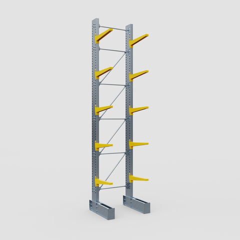 Cantilever Rack - Single Sided - Super Heavy Duty - Powder Coated - Full Bay - Height 5791mm