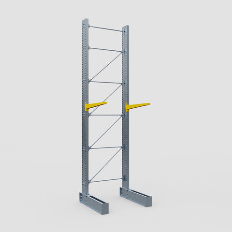 Cantilever Rack - Single Sided - Ultra Heavy Duty - Powder Coated - Full Bay - Height 5791mm