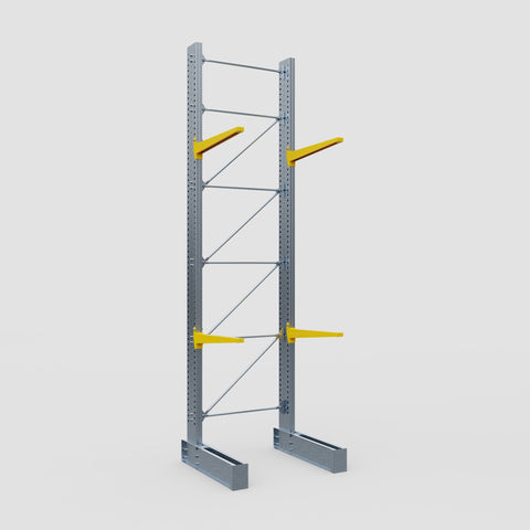 Cantilever Rack - Single Sided - Ultra Heavy Duty - Powder Coated - Full Bay - Height 5791mm