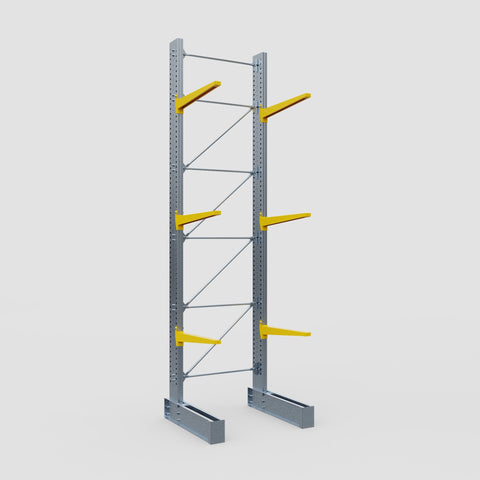 Cantilever Rack - Single Sided - Super Heavy Duty - Powder Coated - Full Bay - Height 5791mm