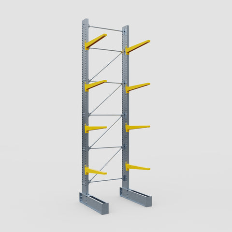 Cantilever Rack - Single Sided - Ultra Heavy Duty - Powder Coated - Full Bay - Height 5791mm