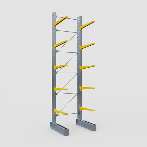 Cantilever Rack - Single Sided - Heavy Duty - Powder Coated - Full Bay - Height 5791mm