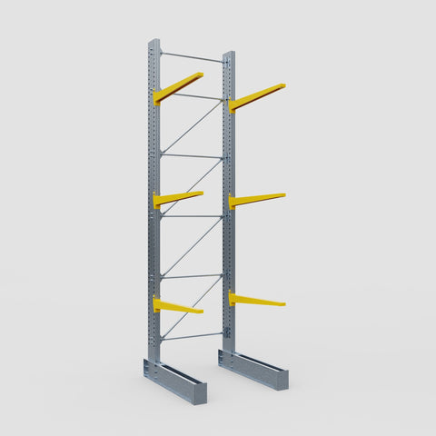Cantilever Rack - Single Sided - Ultra Heavy Duty - Powder Coated - Full Bay - Height 5791mm