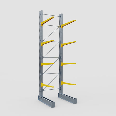Cantilever Rack - Single Sided - Super Heavy Duty - Powder Coated - Full Bay - Height 5791mm