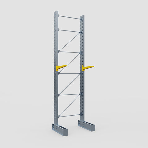 Cantilever Rack - Single Sided - Super Heavy Duty - Powder Coated - Full Bay - Height 5791mm