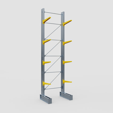 Cantilever Rack - Single Sided - Heavy Duty - Powder Coated - Full Bay - Height 5791mm