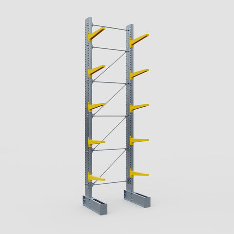 Cantilever Rack - Single Sided - Heavy Duty - Powder Coated - Full Bay - Height 5791mm