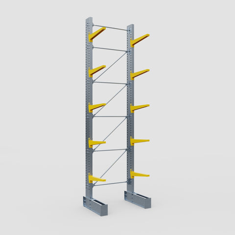 Cantilever Rack - Single Sided - Super Heavy Duty - Powder Coated - Full Bay - Height 5791mm