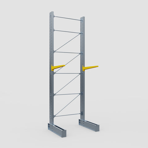 Cantilever Rack - Single Sided - Super Heavy Duty - Powder Coated - Full Bay - Height 5791mm