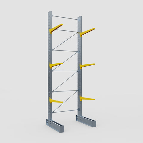 Cantilever Rack - Single Sided - Super Heavy Duty - Powder Coated - Full Bay - Height 5791mm
