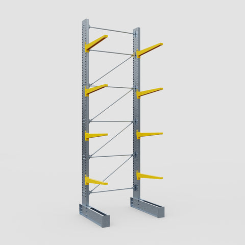 Cantilever Rack - Single Sided - Ultra Heavy Duty - Powder Coated - Full Bay - Height 5791mm