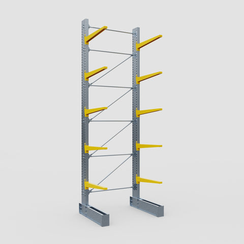 Cantilever Rack - Single Sided - Ultra Heavy Duty - Powder Coated - Full Bay - Height 5791mm