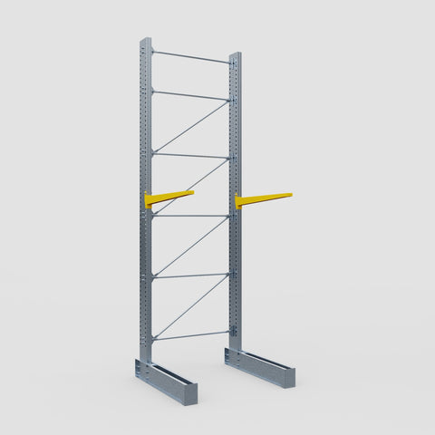 Cantilever Rack - Single Sided - Ultra Heavy Duty - Powder Coated - Full Bay - Height 5791mm