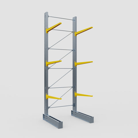 Cantilever Rack - Single Sided - Super Heavy Duty - Powder Coated - Full Bay - Height 5791mm