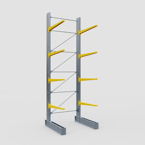 Cantilever Rack - Single Sided - Ultra Heavy Duty - Powder Coated - Full Bay - Height 5791mm