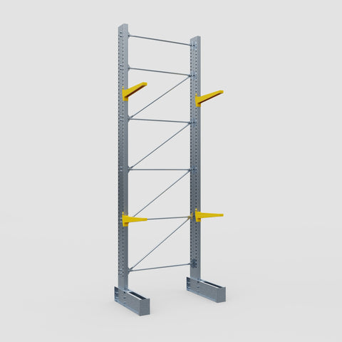 Cantilever Rack - Single Sided - Super Heavy Duty - Powder Coated - Full Bay - Height 5791mm