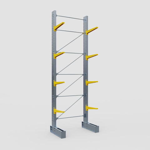Cantilever Rack - Single Sided - Ultra Heavy Duty - Powder Coated - Full Bay - Height 5791mm