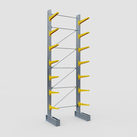Cantilever Rack - Single Sided - Ultra Heavy Duty - Powder Coated - Full Bay - Height 5791mm