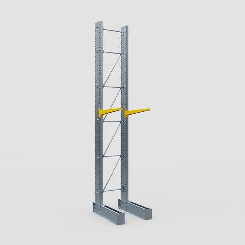Cantilever Rack - Single Sided - Ultra Heavy Duty - Powder Coated - Full Bay - Height 5791mm