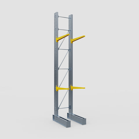 Cantilever Rack - Single Sided - Ultra Heavy Duty - Powder Coated - Full Bay - Height 5791mm