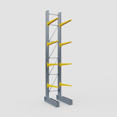 Cantilever Rack - Single Sided - Super Heavy Duty - Powder Coated - Full Bay - Height 5791mm