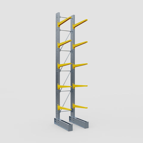 Cantilever Rack - Single Sided - Super Heavy Duty - Powder Coated - Full Bay - Height 5791mm