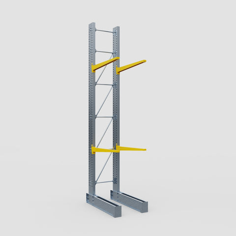 Cantilever Rack - Single Sided - Ultra Heavy Duty - Powder Coated - Full Bay - Height 5791mm