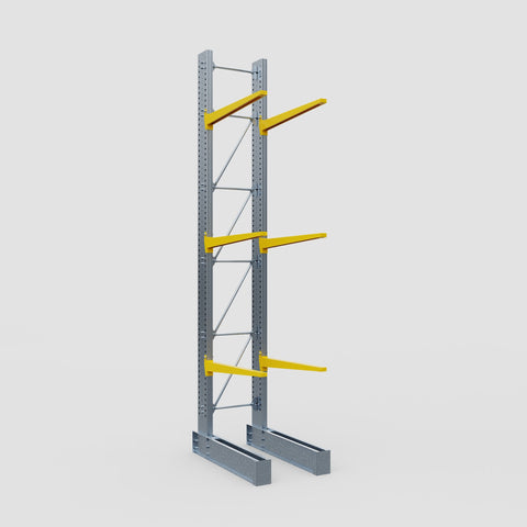 Cantilever Rack - Single Sided - Super Heavy Duty - Powder Coated - Full Bay - Height 5791mm