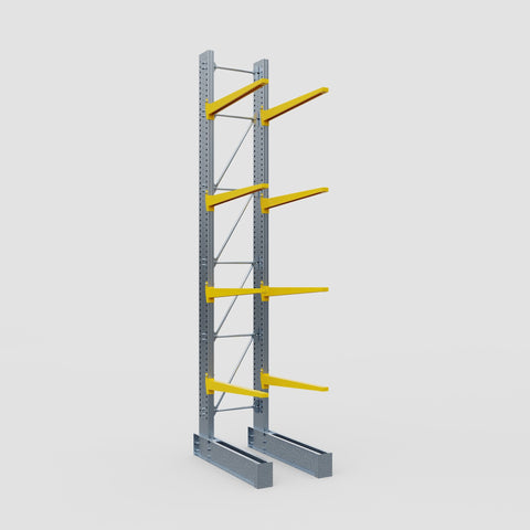 Cantilever Rack - Single Sided - Ultra Heavy Duty - Powder Coated - Full Bay - Height 5791mm