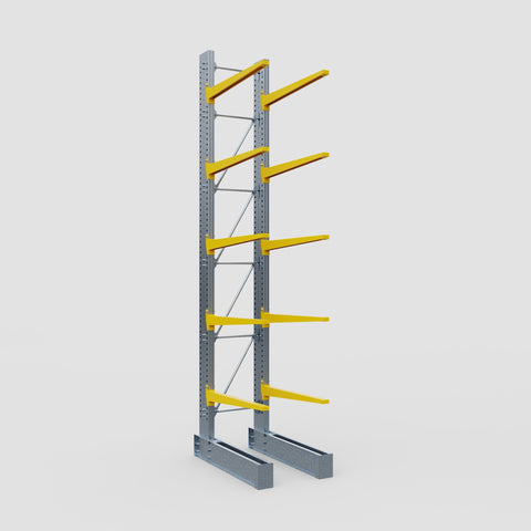 Cantilever Rack - Single Sided - Ultra Heavy Duty - Powder Coated - Full Bay - Height 5791mm