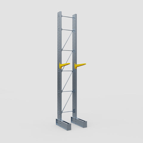 Cantilever Rack - Single Sided - Ultra Heavy Duty - Powder Coated - Full Bay - Height 5791mm