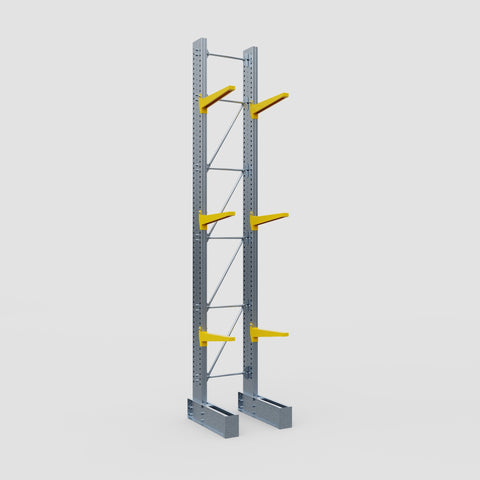 Cantilever Rack - Single Sided - Ultra Heavy Duty - Powder Coated - Full Bay - Height 5791mm
