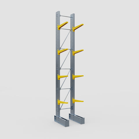 Cantilever Rack - Single Sided - Ultra Heavy Duty - Powder Coated - Full Bay - Height 5791mm
